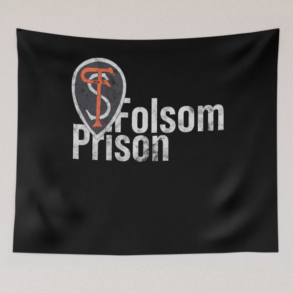 Item preview, Distressed Folsom Prison Text - Badge Symbol - Prison Cell designed and sold by DeWinnes.