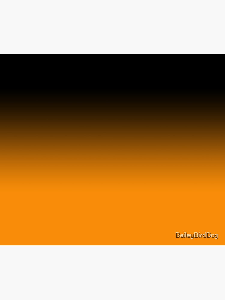 Orange to Black Ombre by BaileyBirdDog
