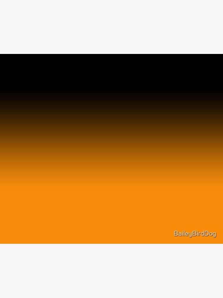 Orange to Black Ombre by BaileyBirdDog