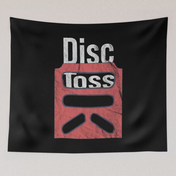 Item preview, Distressed Disc Toss Text - Lawn Game - Outdoor Backyard designed and sold by DeWinnes.