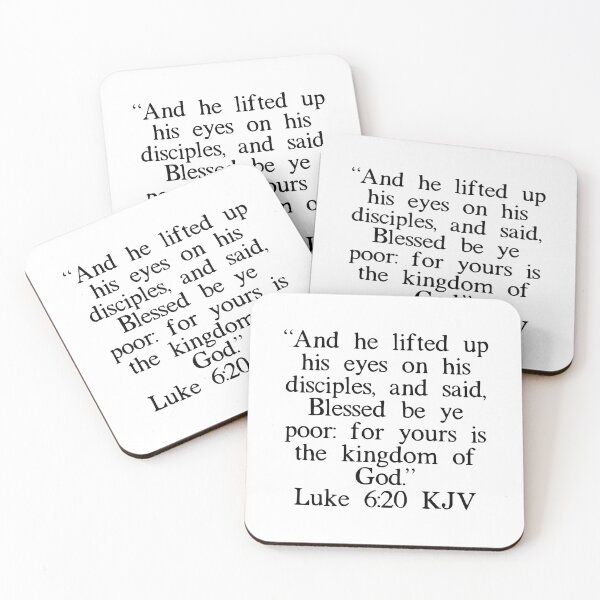 Item preview, Luke 6:20 KJV designed and sold by IBMClothing.