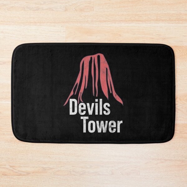 Item preview, Distressed Devils Tower Text - Bloody Logo - Geological designed and sold by DeWinnes.