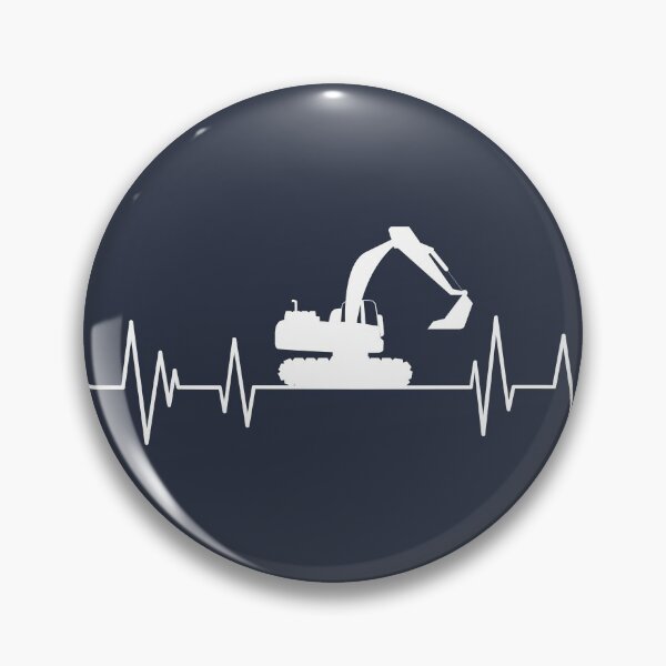 Item preview, Excavator  heartbeat ,Backhoe lover Excavator digger designed and sold by ELmezz.