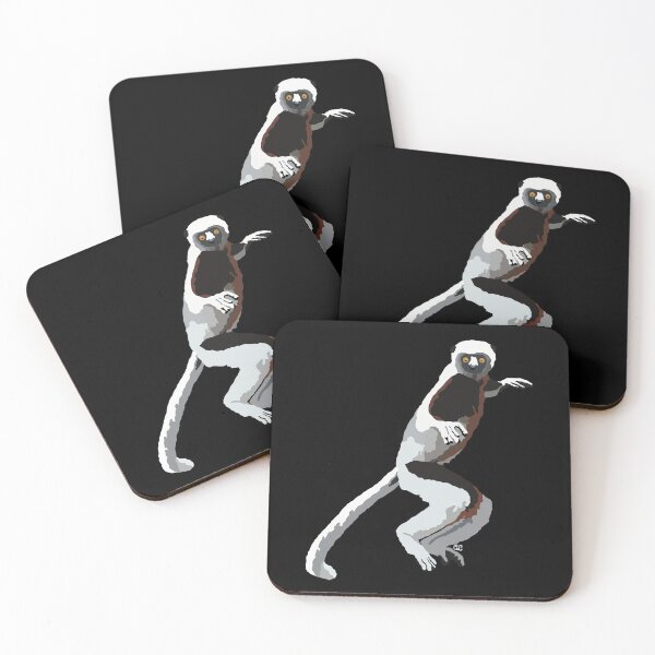 Item preview, Coquerel’s Sifaka (Propithecus coquereli) designed and sold by Alawstrations.