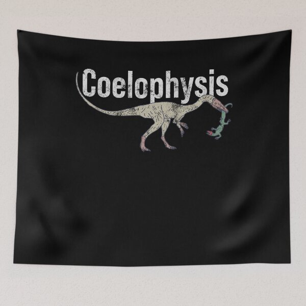 Item preview, Distressed Coelophysis Text - Dinosaur Species - Reptile designed and sold by DeWinnes.