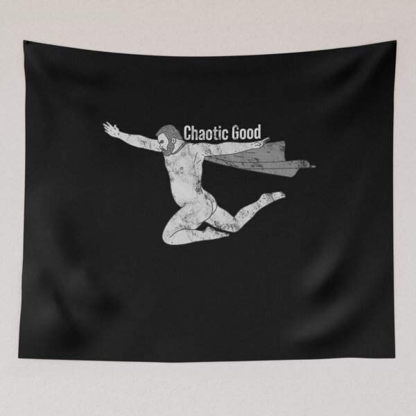 Item preview, Distressed Chaotic Good - B&W Nude Superhero - Roleplay designed and sold by DeWinnes.