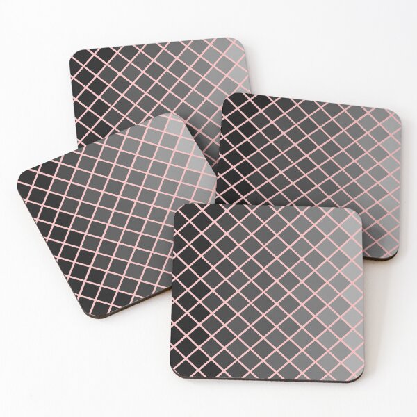 Item preview, Black and Rose Pink Ombre Checkered Print designed and sold by cabgodfrey.