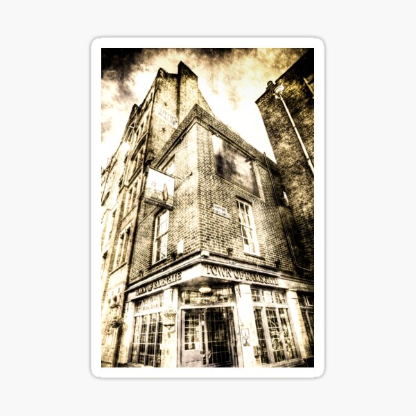 Town Of Ramsgate Pub London Vintage Sticker