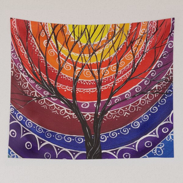 Item preview, Tree of Life Mandala 256 designed and sold by Kris Fairchild.