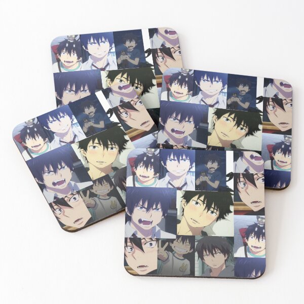 Item preview, Blue Exorcist Rin Okrumura inspired collage design designed and sold by VeniceStand.