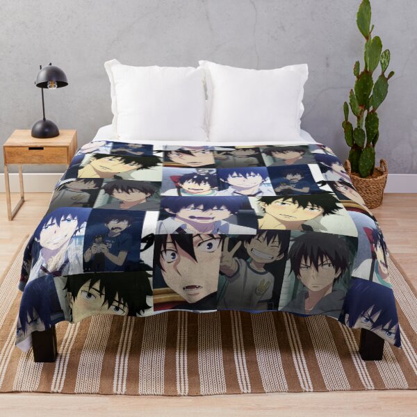 Item preview, Blue Exorcist Rin Okrumura inspired collage design designed and sold by VeniceStand.