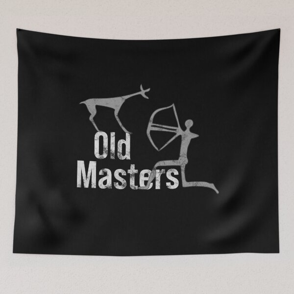 Item preview, Distressed Cave Paintings - B&W Old Masters - Caveman designed and sold by DeWinnes.