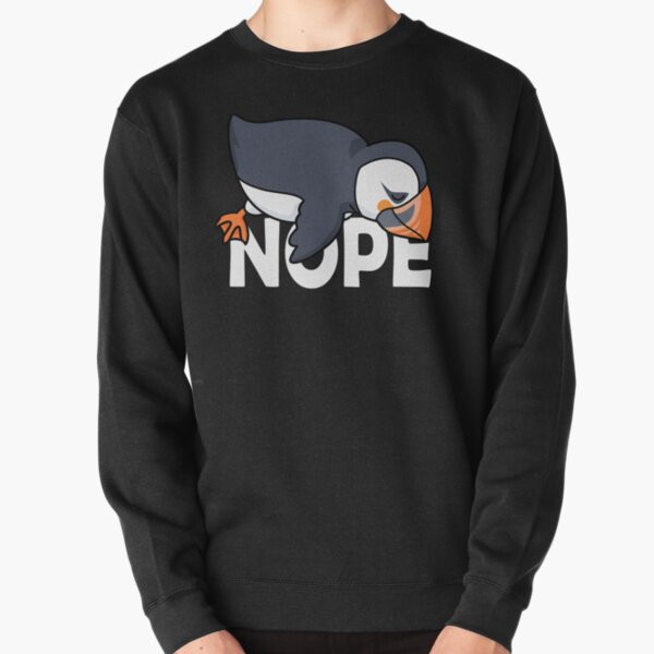 Atlantic Puffin Gift Men Puffin Bird Nope Puffin Pullover Sweatshirt