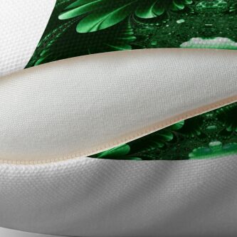 Alternate view of In the Kingdom of the Green Throw Pillow