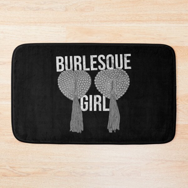 Item preview, Distressed Burlesque - B&W Burlesque Girl - Nipple Tassels designed and sold by DeWinnes.