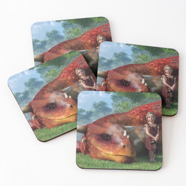 Item preview, A Little Girl and Her Dragon designed and sold by Daniel Eskridge.