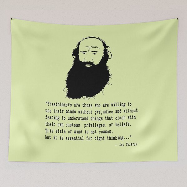 Item preview, Leo Tolstoy Quote designed and sold by The Dead  Writers Circle.