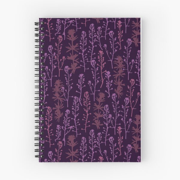 Item preview, Violet midnight. Summer. Wild herbs seamless pattern on black violet. Stay wild. Wild life designed and sold by Yulia Chepurova.