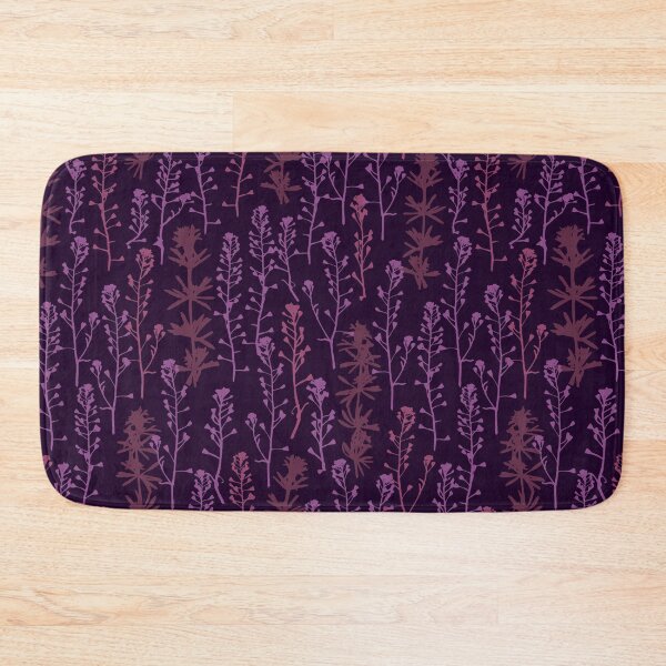 Item preview, Violet midnight. Summer. Wild herbs seamless pattern on black violet. Stay wild. Wild life designed and sold by Yulia Chepurova.