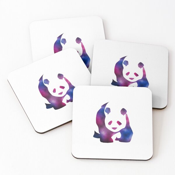 Item preview, Bisexual Pride Nebula Panda designed and sold by spaceacedesigns.
