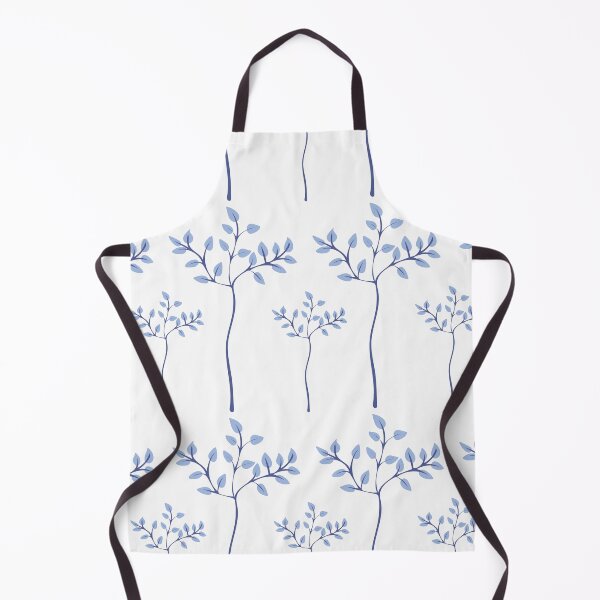 Item preview, row of blue trees designed and sold by rysunki-malunki.