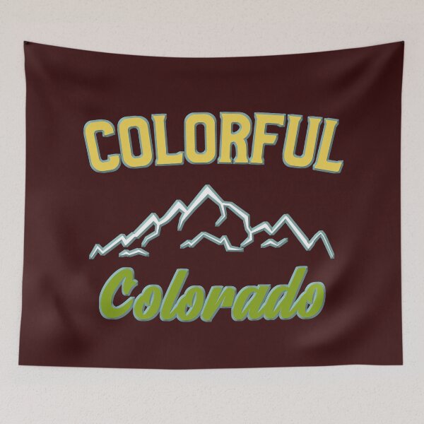 Item preview, Colorful Colorado Snowy Mountain designed and sold by Wildjourne.