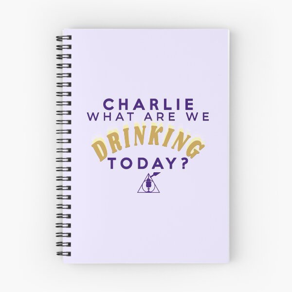 Item preview, Charlie What Are We Drinking Today? designed and sold by gobletofwine.