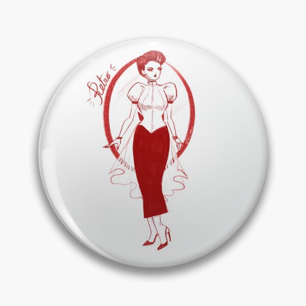 Item preview, Retro lady designed and sold by hoshimem.