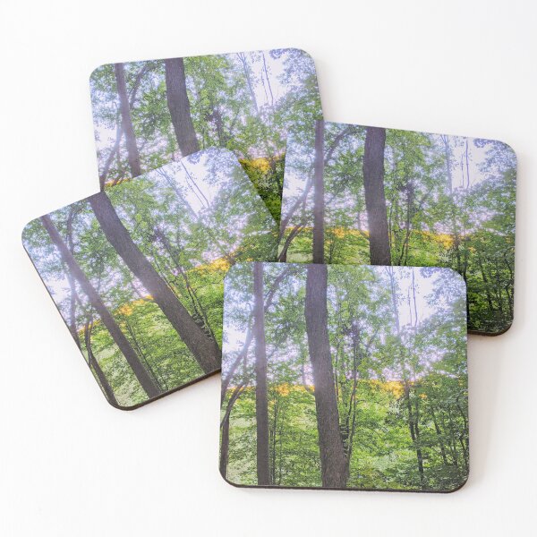 Item preview, Green wood summer trees nostalgia designed and sold by tempotats.