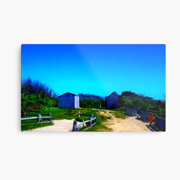 Shacks Metal Print