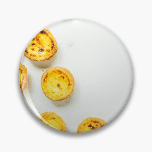 Item preview, sweet food pastel de nata cakes cookies from Portugal in white designed and sold by JustynaWarsaw.