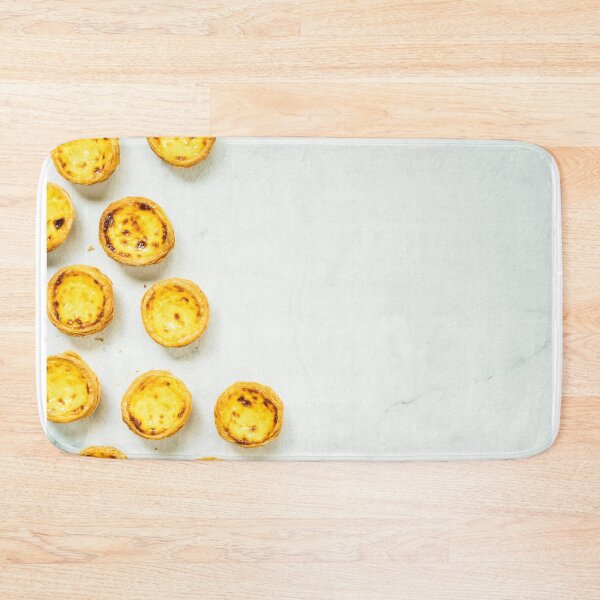 Item preview, sweet food pastel de nata cakes cookies from Portugal in white designed and sold by JustynaWarsaw.