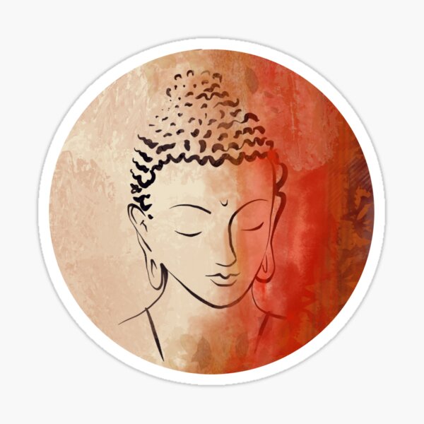 Meditation Buddha Spiritual Zen Sticker