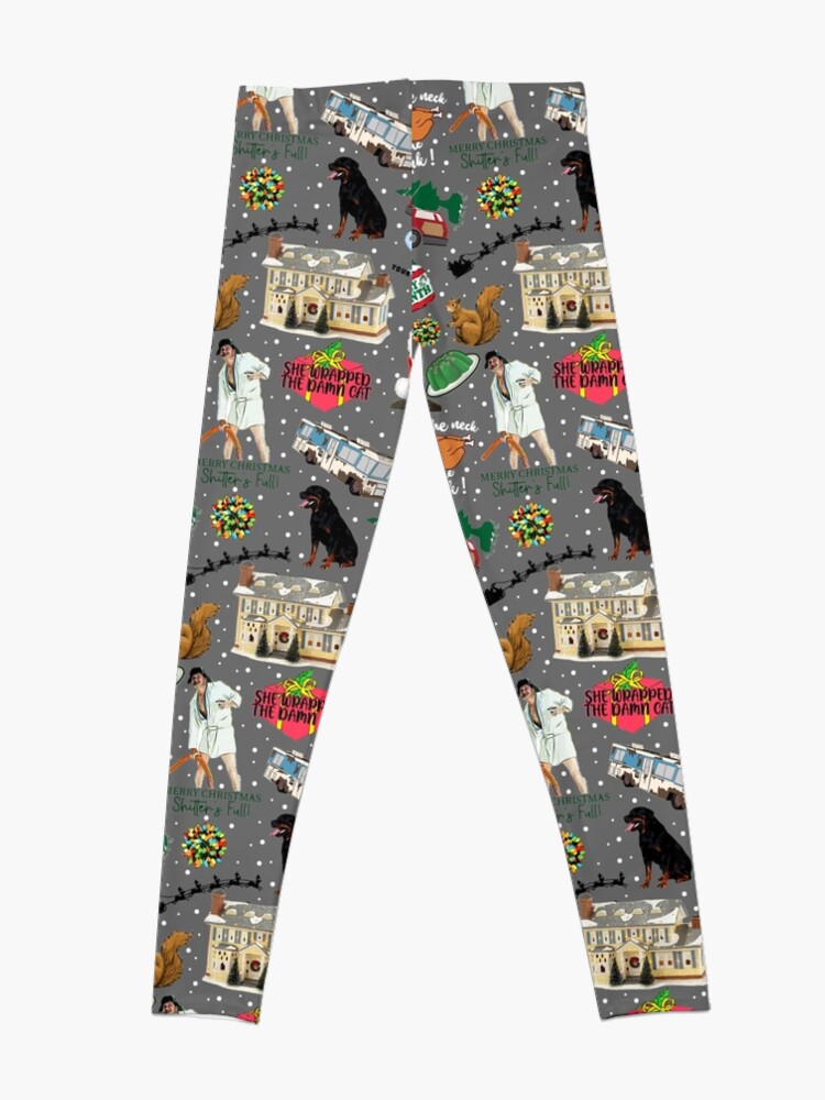 National Lampoons Christmas Vacation Leggings for Sale by ItsDarkInThere