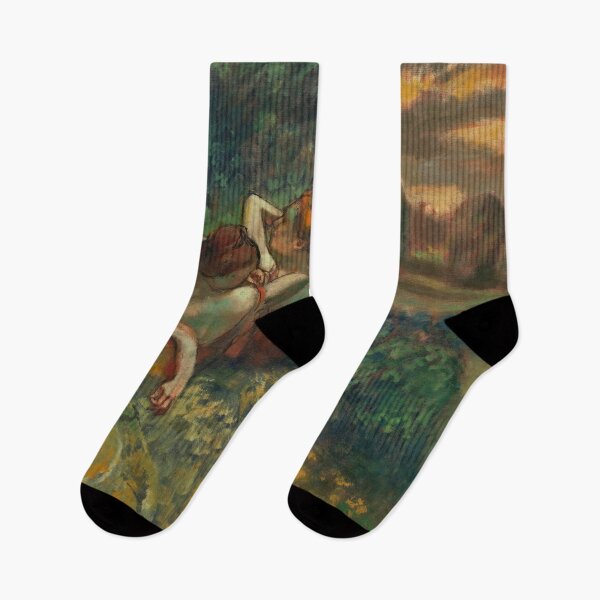 Item preview, Edgar Degas Four Ballerina Dancers Orange Autumn fall Gift For art admirer designed and sold by conceptDVS.
