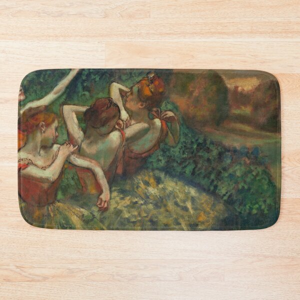 Item preview, Edgar Degas Four Ballerina Dancers Orange Autumn fall Gift For art admirer designed and sold by conceptDVS.
