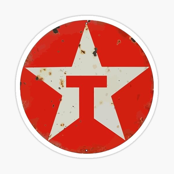 Retro Texaco Sticker