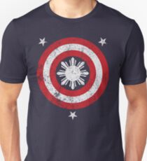 Captain Philippines! (Grunge White Sun) Unisex T-Shirt