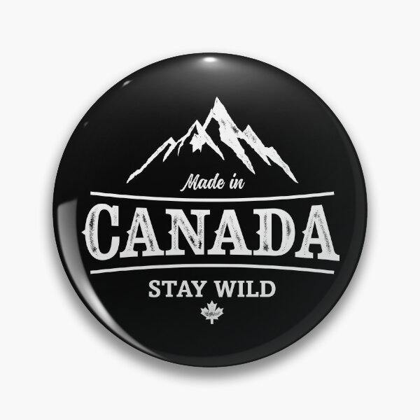 Artikelvorschau, MADE IN CANADA STAY WILD STAMPED VINTAGE, BY SUBGIRL entworfen und verkauft von SUBGIRL.