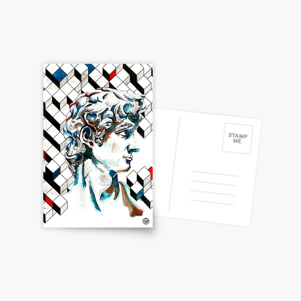 Aperçu de l'œuvre Carte postale créée et vendue par LoicBrDesign.