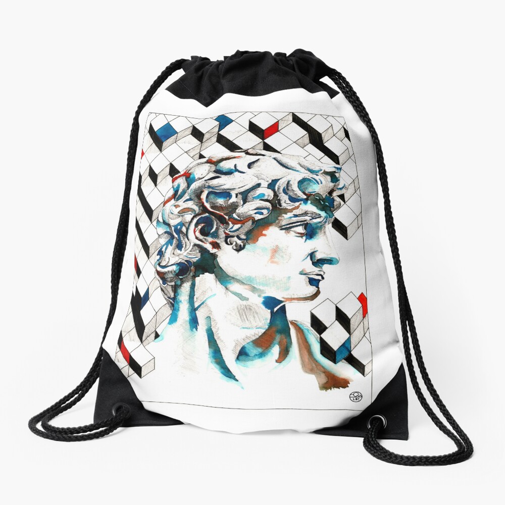Aperçu de l'œuvre Sac à cordon créée et vendue par LoicBrDesign.