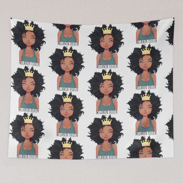 Item preview, melanin queen designed and sold by ThundalyLife.