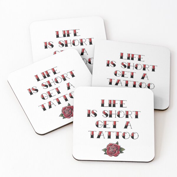 Item preview, Life Is Short Get A Tattoo designed and sold by supermara.