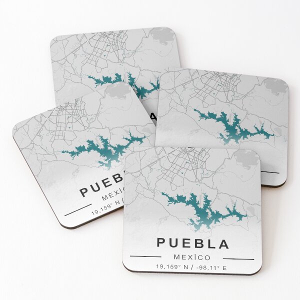 Item preview, Puebla, Mexico CİTY ROAD MAP POSTER designed and sold by rashadat.