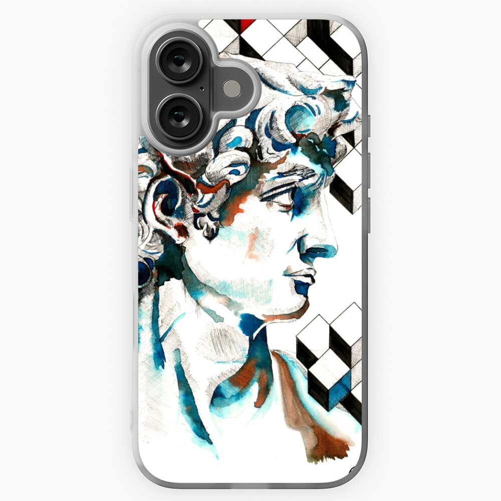 Aperçu de l'œuvre Coque souple iPhone créée et vendue par LoicBrDesign.