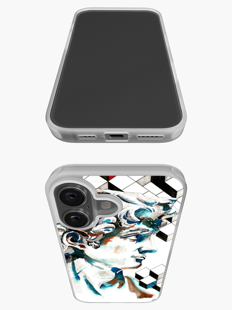 Aperçu 3 sur 5. Coque iPhone avec l'œuvre David créée et vendue par LoicBrDesign.