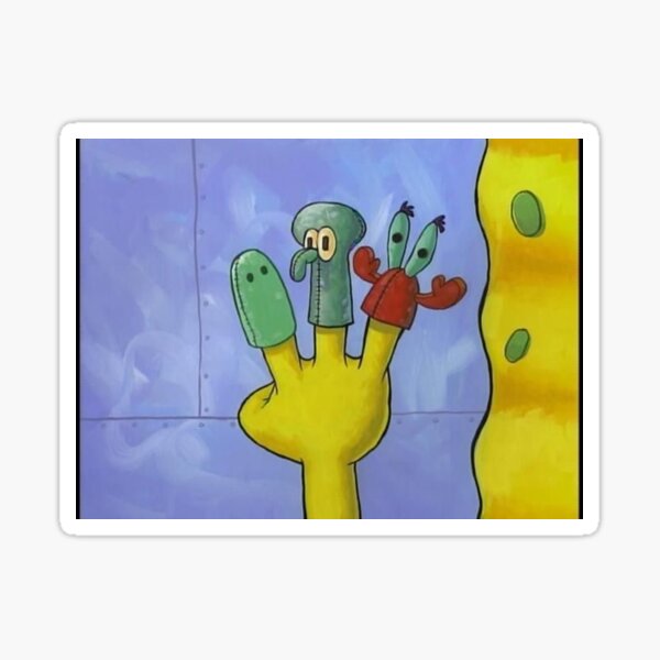 spongebob finger puppets wormy