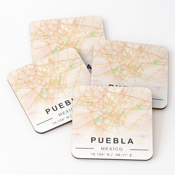 Item preview, Puebla, Mexico CİTY ROAD MAP POSTER designed and sold by rashadat.