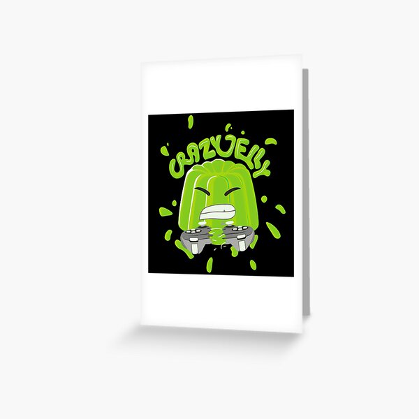 Jelly Youtube Greeting Cards Redbubble - youtube jelly roblox theme park