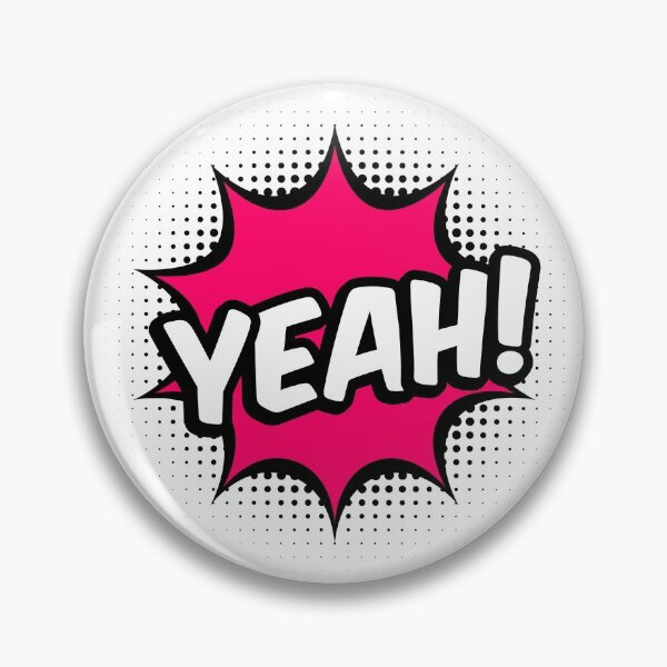 Item preview, Yeah sticker pop art style designed and sold by TashaVector.